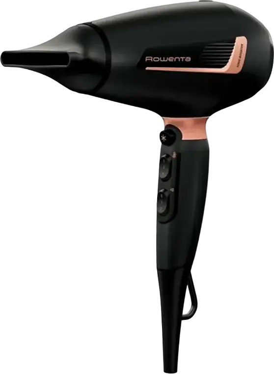 Фен для волос Rowenta Pro Expert CV8830F0, 2200 Вт, AC-мотор, технология Ionic Booster, 3 режима температуры, 2 скорости, диффузор и концентратор