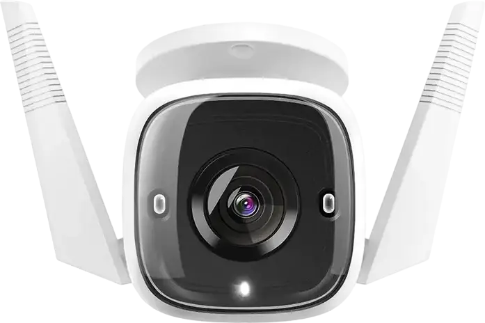 TP-Link Tapo C310 Outdoor Security Wi-Fi Camera, 3MP High Resolution, IP66 Weatherproof, Night Vision 30m, Two-Way Audio, Motion Detection, White