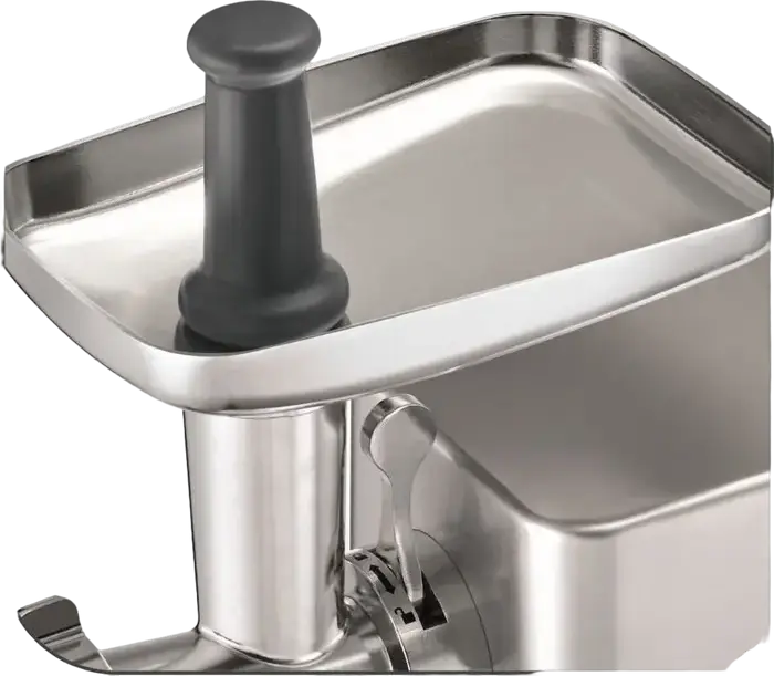 Masina de tocata carne Tefal HV10 NE858D38, 2200W, Capacitate 5.5 kg/min, Carcasa Metal, Functie Reverse, 3 Sitae si Conuri Inox, Argintiu