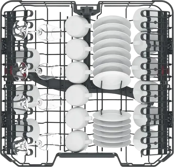 Whirlpool WIO 3T133 PLE Fully Integrated Built-in Dishwasher, 14 Place Settings, 6th Sense Technology, NaturalDry, AquaStop, 11 Programs, 43 dB