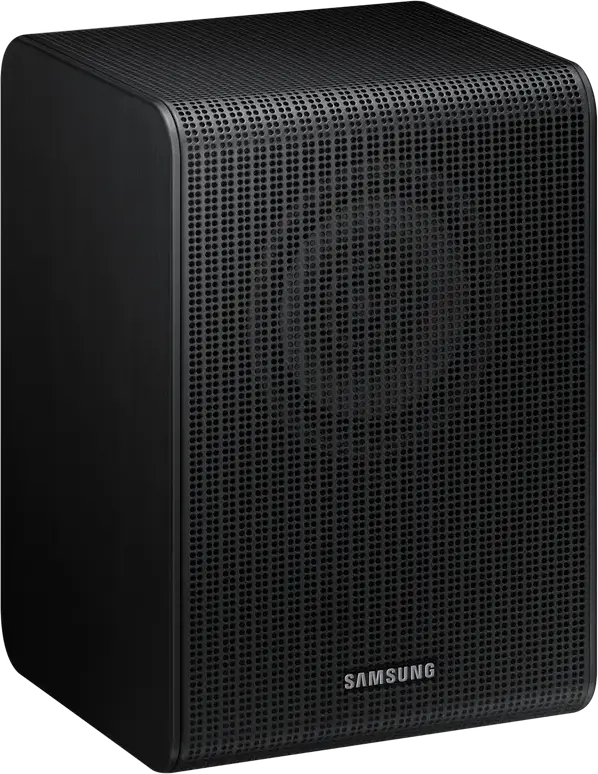 Kit Difuzoare Spate Wireless Samsung SWA-9250S, Putere Totala RMS 120W (2 x 60W), Audio 2.0 CH, Negru, Compatibil cu Soundbar-uri Samsung