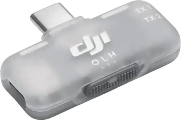 DJI Mic Mini Wireless Lavalier Microphone System, Omnidirectional 2 TX + 1 RX, Bluetooth 5.3, 400m Range, USB-C/Lightning/3.5mm, Ultralight Plug-and-Play