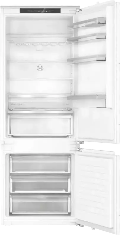 Встраиваемый холодильник с морозильной камерой Bosch Series 4 KBN96VFE0, No Frost, VitaFresh XXL, LED-дисплей, белый, объем 383 л, 193.5x70.8x54.8 см