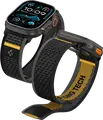 Спортивный ремешок Spigen Athlex Air из дышащего нейлона для Apple Watch Series 10, 9, 8, 7, 6, SE, Ultra 2, 42мм 44мм 45мм 46мм 49мм, на липучке, Черный