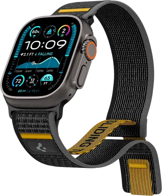 Curea pentru ceas Spigen Athlex Air, Nailon, Active Black