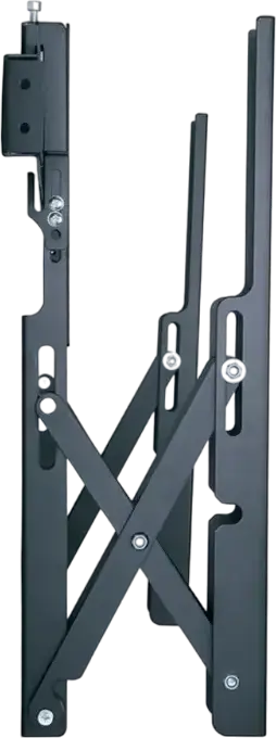 Reflecta PLANO Video Wall 60-6040 Professional Wall Mount for 37-70 inch Screens, Pop-Out Function, Powder Coated Steel, Black, Max Load 45kg