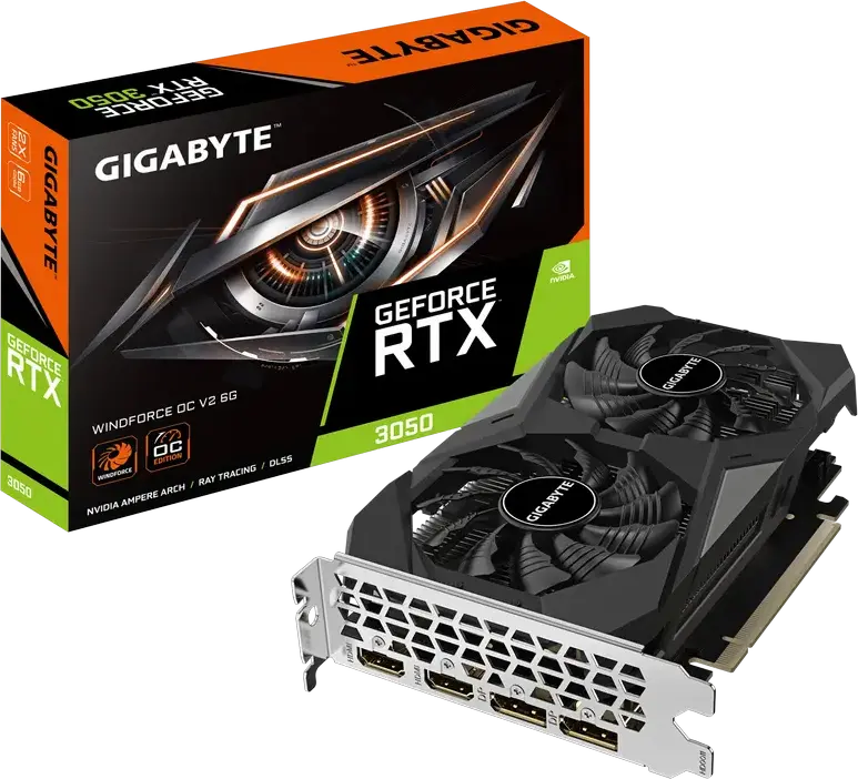 Placă Video Gigabyte GV-N3050WF2OCV2-6GD, 6GB GDDR6 96bit