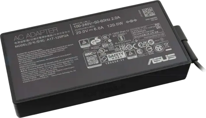 ASUS A17-120P2A AC Adapter 120W Power Supply 20V 6.0A for K3500PC M3500QC M7400QC N7600PC UX564EH X3500PH, Black, 4.5mm DC Plug