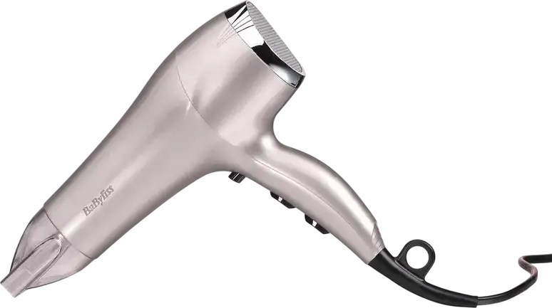 BaByliss D781E Professional Hair Dryer, 2300W, Titanium-Ceramic Heating Element, Ionic Technology, Cold Air Shot, Concentrator Nozzle, Pink