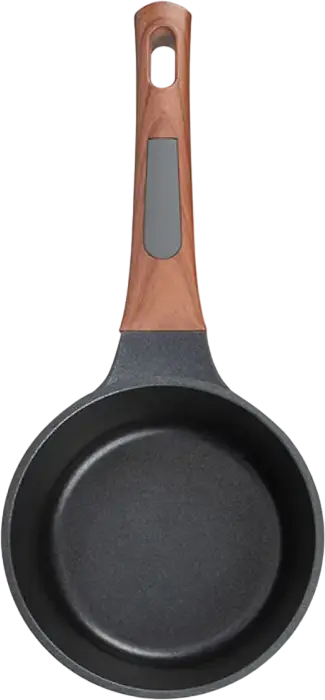 Resto Capella 93500 Aluminum Saucepan with Tempered Glass Lid, 16 cm, 1.4L, 4-Layer Pfluon Non-Stick Coating, Induction Compatible, Black