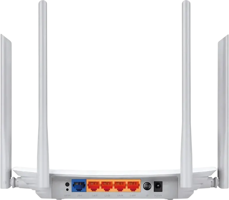 TP-Link Archer C50 AC1200 Dual Band Wi-Fi Router, 867Mbps (5GHz) + 300Mbps (2.4GHz), 4 Fixed Antennas, MU-MIMO, Beamforming, Access Point & Range Extender Mode