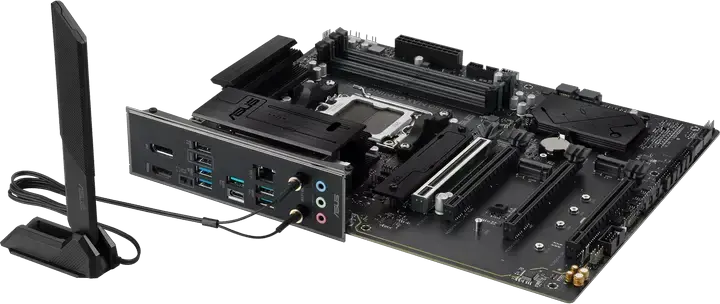 Placa de baza ASUS B850 MAX GAMING WIFI AM5 ATX, Chipset AMD B850, DDR5 256GB, PCIe 5.0, 3x M.2, Wi-Fi 6E, Bluetooth 5.4, pentru Ryzen 9000/8000/7000