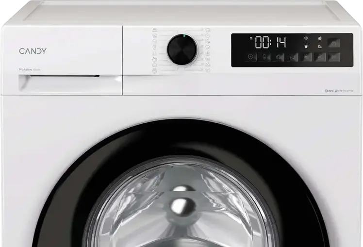 Candy GD 48SB6-S ProWash 300 Front Load Washing Machine, 8kg, 1400rpm, Energy Class A, Inverter BPM Motor, Steam Cleaning, AI Silent Motion, White
