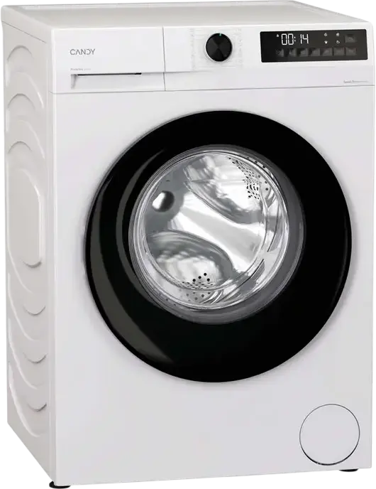 Candy GD 48SB6-S ProWash 300 Front Load Washing Machine, 8kg, 1400rpm, Energy Class A, Inverter BPM Motor, Steam Cleaning, AI Silent Motion, White