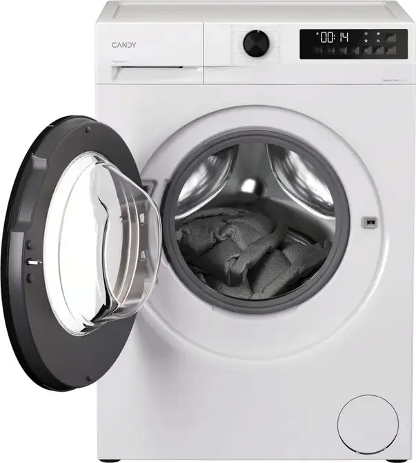 Candy GD 48SB6-S ProWash 300 Front Load Washing Machine, 8kg, 1400rpm, Energy Class A, Inverter BPM Motor, Steam Cleaning, AI Silent Motion, White