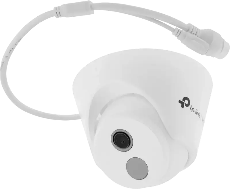 TP-Link VIGI C440I 4MP Turret IP Security Camera, 2.8mm Lens, 30m IR Night Vision, H.265+ Compression, PoE Support, ONVIF, White