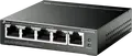 TP-Link TL-SG105PE 5-Port Gigabit Easy Smart PoE+ Switch, 4 PoE+ Ports (30W per port, 65W Budget), VLAN QoS IGMP Snooping, Fanless Steel Case