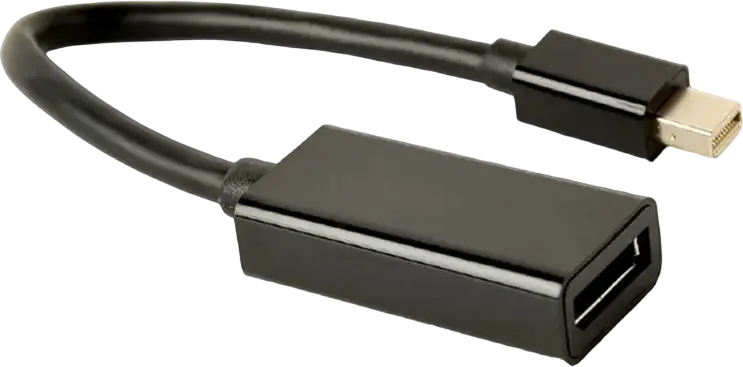 Adaptor Video Cablexpert A-mDPM-DPF4K-01, MiniDP (M) - DisplayPort (F), 0,15m, Negru