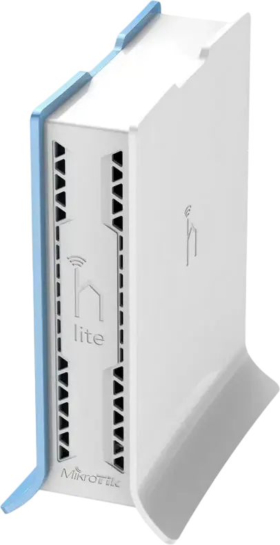 Router Wireless MikroTik hAP lite TC (RB941-2nD-TC) Access Point, CPU 650MHz, 32MB RAM, Wi-Fi 2.4GHz 300Mbps, 4 Porturi Ethernet 10/100 Mbps, RouterOS