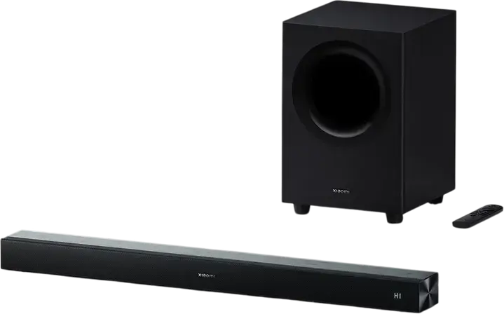 Xiaomi Soundbar Pro 2.1 (MDZ-41-DB) Home Theater System, 300W RMS, Wireless 6.5-inch Subwoofer, Dolby Audio, DTS Virtual:X, HDMI ARC, Bluetooth 5.0, Black