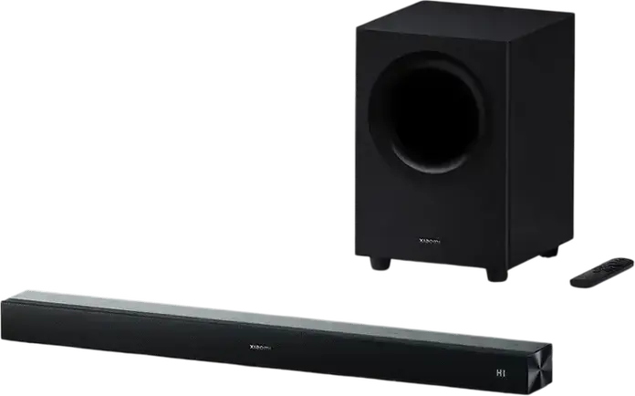 Xiaomi Soundbar Pro 2.1 (MDZ-41-DB) Home Theater System, 300W RMS, Wireless 6.5-inch Subwoofer, Dolby Audio, DTS Virtual:X, HDMI ARC, Bluetooth 5.0, Black