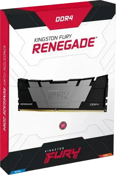 Kit Memorie RAM Kingston FURY Renegade DDR4 32GB (2x16GB) 3600MHz PC4-28800 CL16 KF436C16RB12K2/32 Dual-Rank Non-ECC Unbuffered DIMM cu Radiator