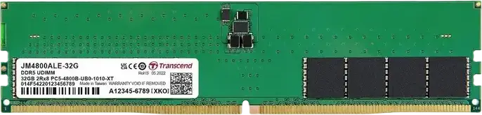 Memorie RAM Transcend JetRam, DDR5 SDRAM, 4800 MHz, 32 GB, JM4800ALE-32G