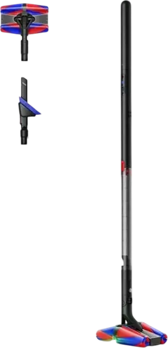 Dyson PencilVac Fluffycones Cordless Stick Vacuum, Hyperdymium 140k Motor, HEPA Filtration, Fluffycones Anti-Tangle Head, LED Light, Black