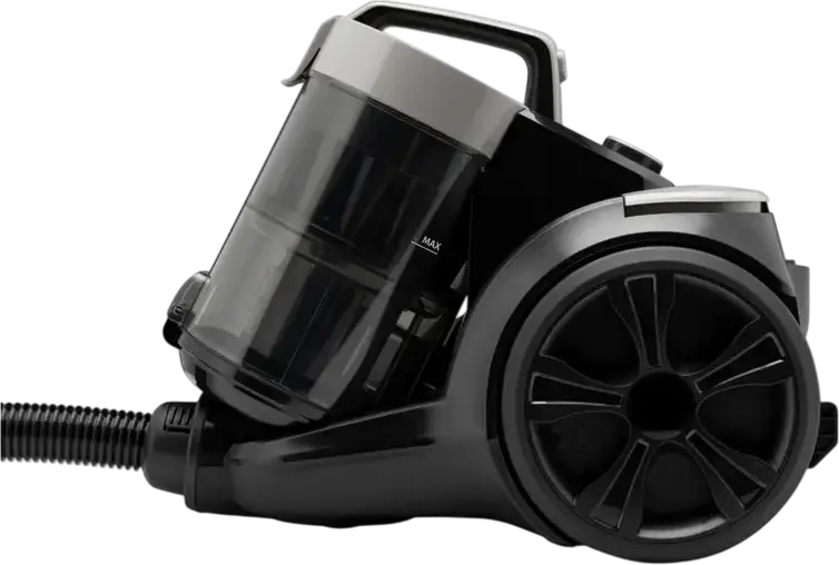 Gorenje VCE01TABKG Twist II Bagless Vacuum Cleaner, 950W, 140W Suction, 3.3L Container, Double HEPA Filtration, Multicyclonic Power, Black
