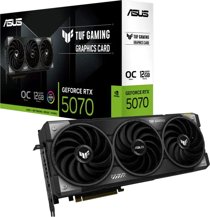 Placă Video ASUS TUF-RTX5070-O12G-GAMING, 12GB GDDR7 192bit