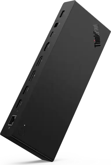 Док-станция Lenovo ThinkPad Thunderbolt 4 Smart Dock Gen2 7500, 12 портов, 40 Гбит/с, PD 100 Вт, поддержка 8K@60Гц/4K@144Гц, адаптер 135 Вт, черный