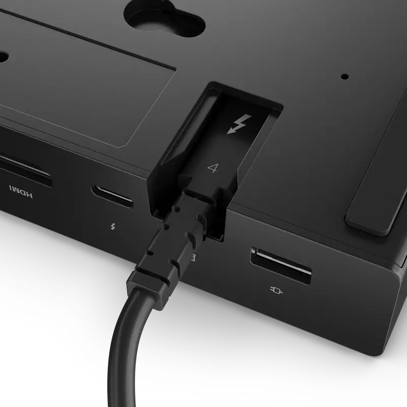 Док-станция Lenovo ThinkPad Thunderbolt 4 Smart Dock Gen2 7500, 12 портов, 40 Гбит/с, PD 100 Вт, поддержка 8K@60Гц/4K@144Гц, адаптер 135 Вт, черный