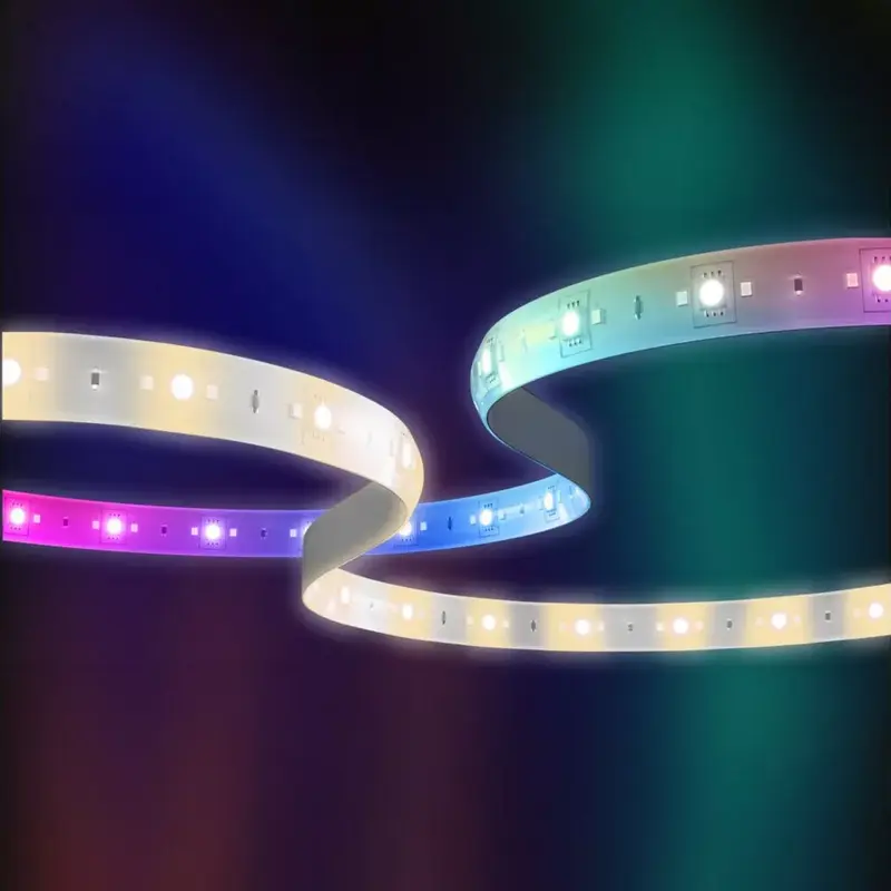 Aqara LED Strip T1 RGB CCT Smart Light Strip, 2m, Zigbee 3.0, Matter, Apple Home, Alexa, Google Home, IP44 Waterproof, Music Sync, Cuttable & Extendable