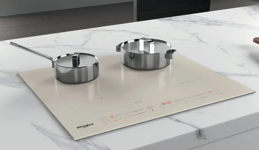 Whirlpool WL S2760 BF/S Built-in Induction Cooktop, 4 Zones, 6th Sense Technology, FlexiCook, Booster, Touch Slider Control, Vitroceramic Glass, 59cm