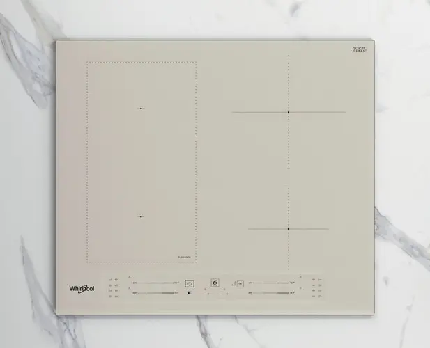 Whirlpool WL S2760 BF/S Built-in Induction Cooktop, 4 Zones, 6th Sense Technology, FlexiCook, Booster, Touch Slider Control, Vitroceramic Glass, 59cm