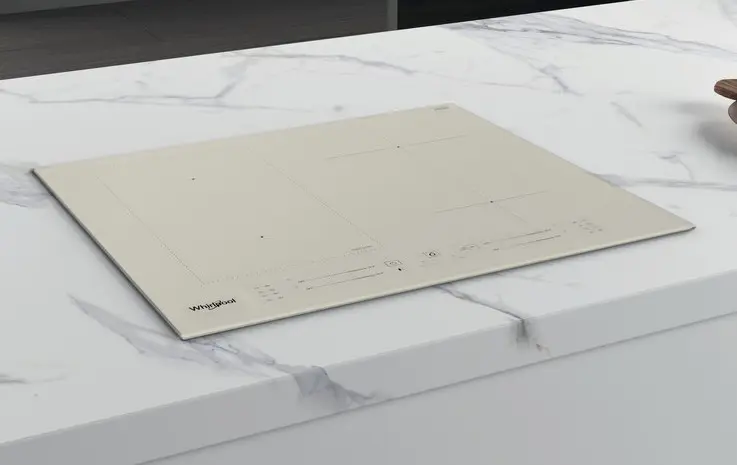 Whirlpool WL S2760 BF/S Built-in Induction Cooktop, 4 Zones, 6th Sense Technology, FlexiCook, Booster, Touch Slider Control, Vitroceramic Glass, 59cm