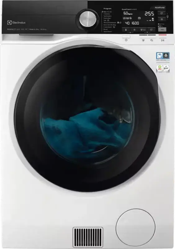 Mașină de spălat cu uscător Electrolux EW9WN161BCE, 10kg, Alb