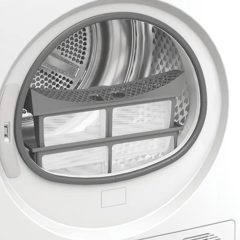 Конденсационный сушильный аппарат Whirlpool WP B8X WBS EE с тепловым насосом, 8 кг, класс B, технология 6th Sense, HomeWhiz AI, инверторный мотор