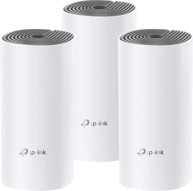 Sistem Wi-Fi Mesh TP-LINK Deco E4 (3-pack), Alb