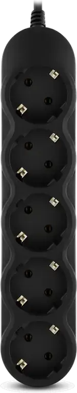 Prelungitor electric SVEN EX-I5, 5 Prize, 1,8m, Negru