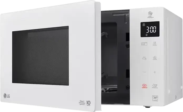 LG MH6535GIH Combination Microwave with Smart Inverter, 25L Capacity, 1000W Microwave, 900W Quartz Grill, 32 Auto Programs, White