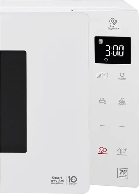 LG MH6535GIH Combination Microwave with Smart Inverter, 25L Capacity, 1000W Microwave, 900W Quartz Grill, 32 Auto Programs, White