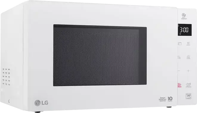 LG MH6535GIH Combination Microwave with Smart Inverter, 25L Capacity, 1000W Microwave, 900W Quartz Grill, 32 Auto Programs, White