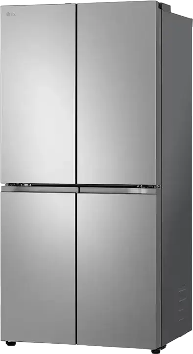 LG GMB860PYDE Side-by-Side Multi-door Refrigerator, 530L Total Capacity, No Frost, Linear Inverter Compressor, DoorCooling+, ThinQ Smart Control, Silver