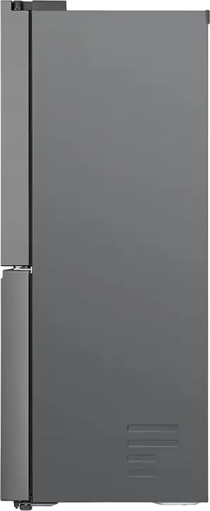 LG GMB860PYDE Side-by-Side Multi-door Refrigerator, 530L Total Capacity, No Frost, Linear Inverter Compressor, DoorCooling+, ThinQ Smart Control, Silver