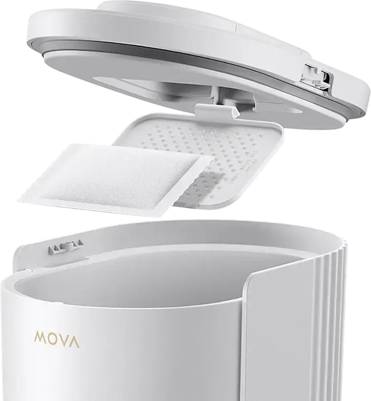Автоматическая кормушка для животных Mova PF10 Pro, объем 3.4 л, миска из нержавеющей стали 304, управление через приложение с весами и датчиком остатков