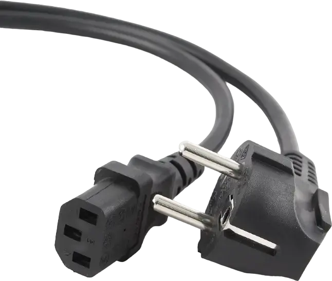 Cablexpert PC-186-VDE-10M Power Cable, Schuko CEE 7/4 to IEC C13, H05VV-F PVC, VDE Certified, 1.0mm2, 10A 250V, Black, 10m