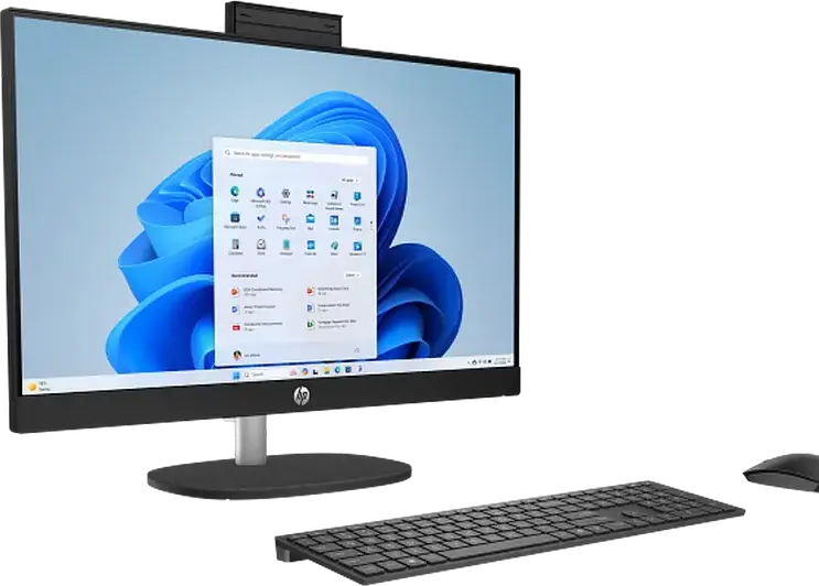 Computer All-in-One HP 24-cr2088ci, 24", Intel Core Ultra 5 225U, 16GB/512GB, Fără SO, Negru