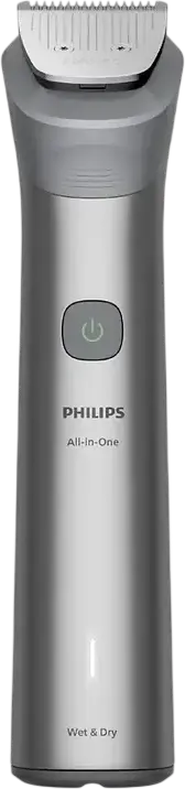 Philips MG5931/15 Seria 5000 Trimmer All-in-One 10-in-1 pentru Fata Cap si Corp, Tehnologie BeardSense, Lame din Otel Inoxidabil Autoascutite, Baterie Li-Ion, Impermeabil