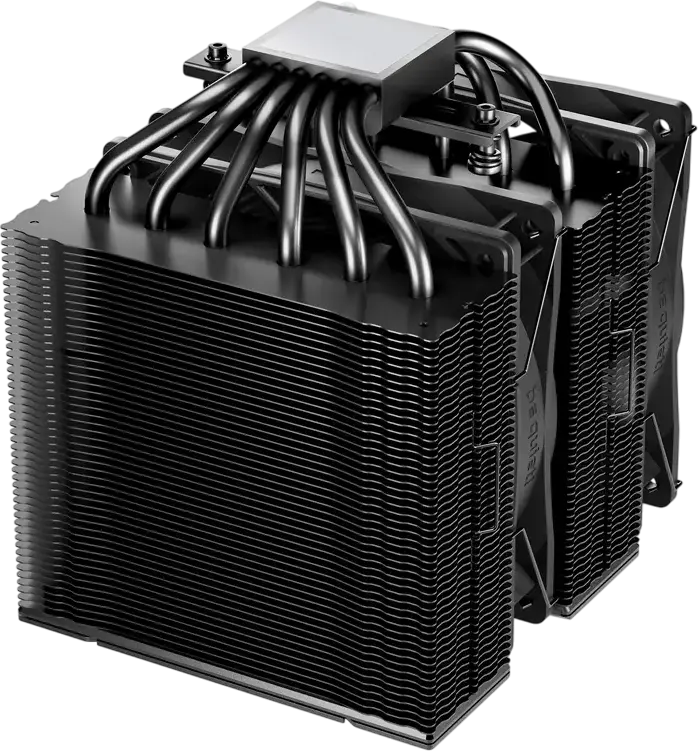 be quiet! Pure Rock Pro 3 LX Double-Tower CPU Air Cooler, BK043, 250W TDP, ARGB Light Wings LX 120mm PWM Fans, Intel 1851/1700/1200 AMD AM5/AM4, Black